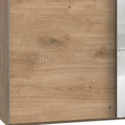 Schwebetüren-Kleiderschrank in Plankeneiche - Dagidoyo