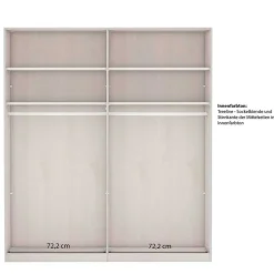 Schwebetüren-Schlafzimmerschrank im Landhausstil - Mataram