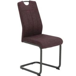 Schwingstühle in Bordeaux - Lowellsa (Set)