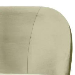 Sessel aus Samt in Graugrün - Ilussiana
