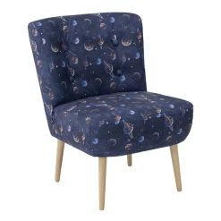 Sessel in Blau mit Planeten und Sternen - Marcs