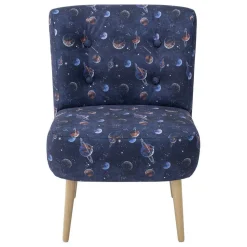 Sessel in Blau mit Planeten und Sternen - Marcs