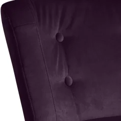 Sessel in Dunkellila Samtvelours - Aistran