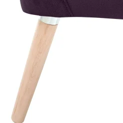Sessel in Dunkellila Samtvelours - Aistran