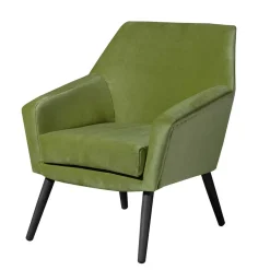 Sessel in Oliv Grün und Schwarz - Astrid