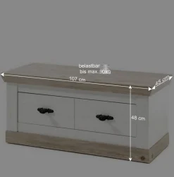 Set Dielen Ausstattung mit Schrank - Nedita (dreiteilig)