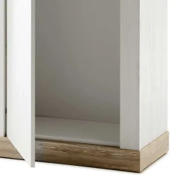 Set Dielen Ausstattung mit Schrank - Nedita (dreiteilig)