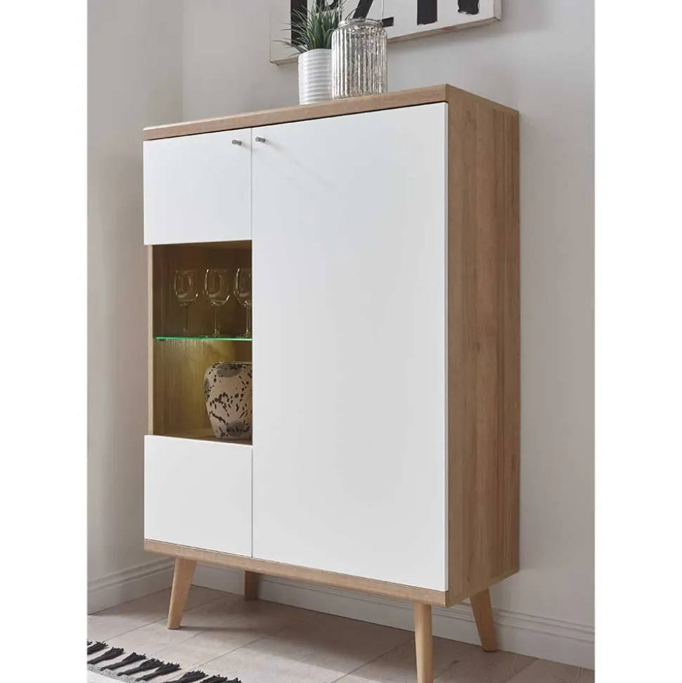 Set Skandi Möbel fürs Wohnzimmer - Cablos (vierteilig)