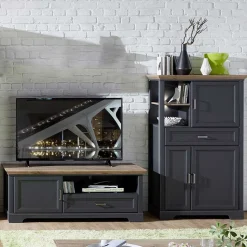 Set TV Unterschrank & Highboard - Thumbs (zweiteilig)