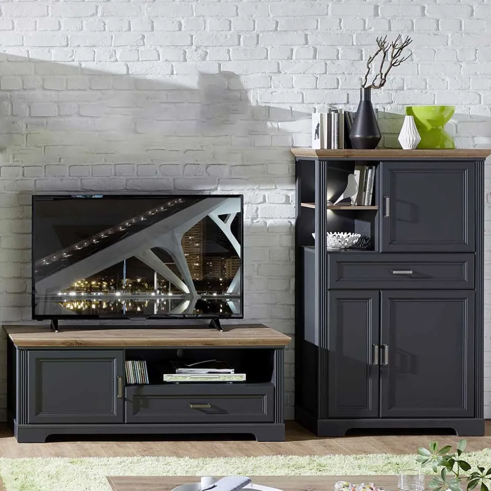Set TV Unterschrank & Highboard - Thumbs (zweiteilig)