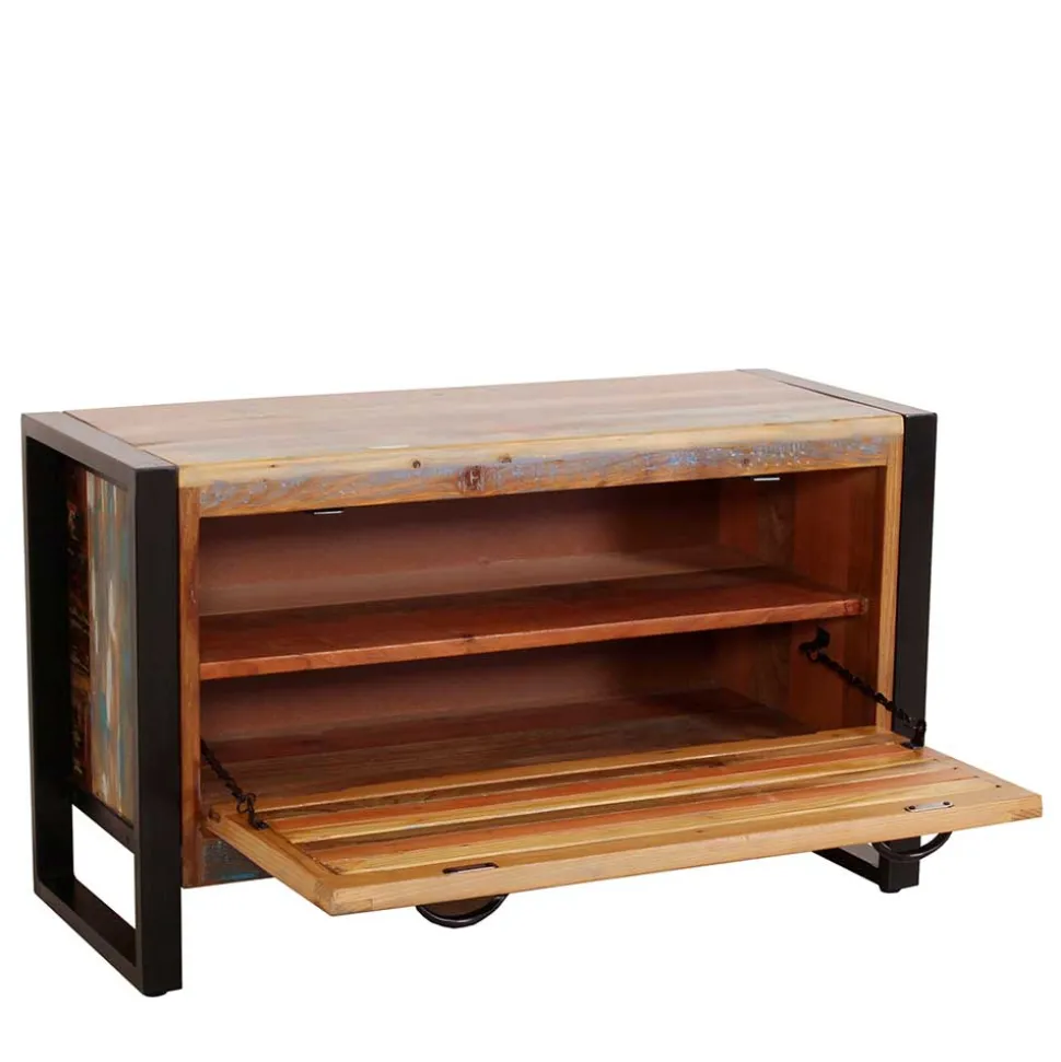 Shabby Chic Bank mit Schuhaufbewahrung - Vosbadus