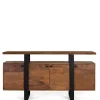Sideboard aus Palisanderholz und Metall - Uniaka