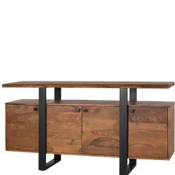 Sideboard aus Palisanderholz und Metall - Uniaka
