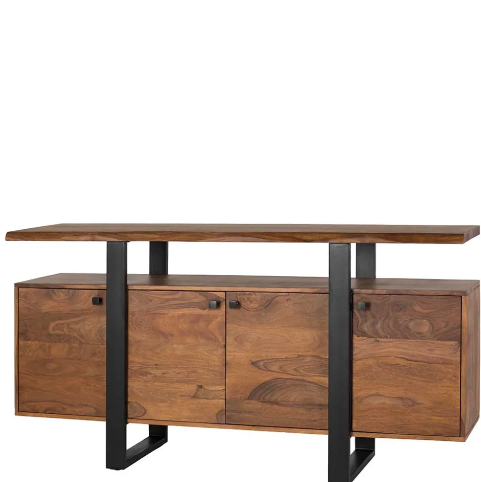 Sideboard aus Palisanderholz und Metall - Uniaka