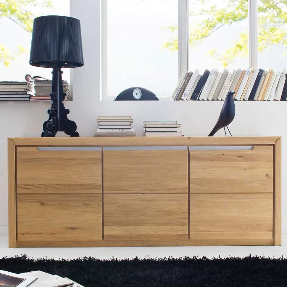 Sideboard Croconia aus Wildeiche Massivholz