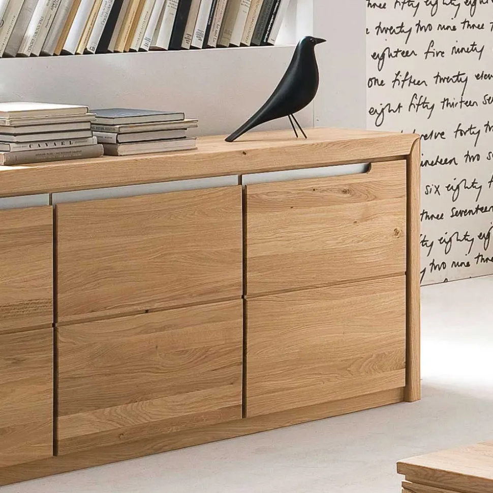 Sideboard Croconia aus Wildeiche Massivholz