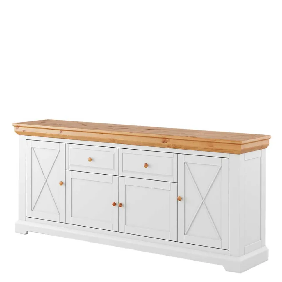 Sideboard im Landhaus Look - 200 cm breit - Saluts