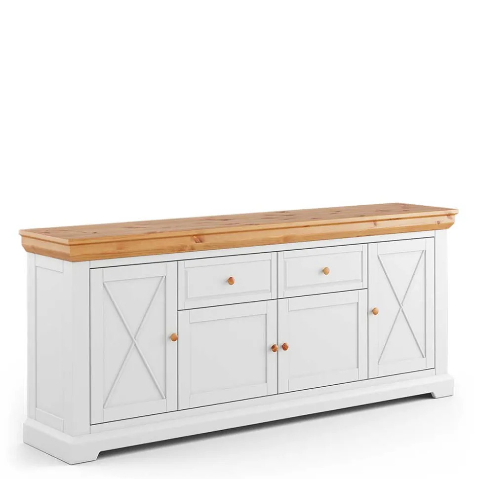 Sideboard im Landhaus Look - 200 cm breit - Saluts
