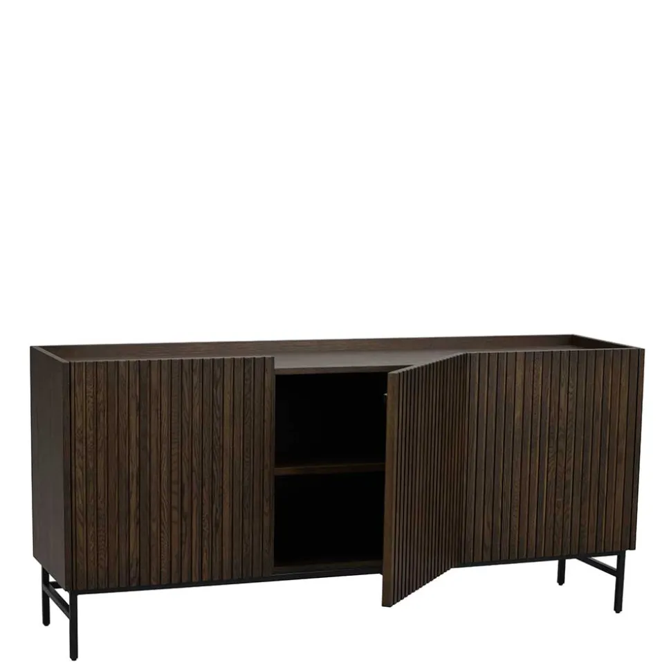 Sideboard in Eiche Dunkelbraun Furnier - Rubrin
