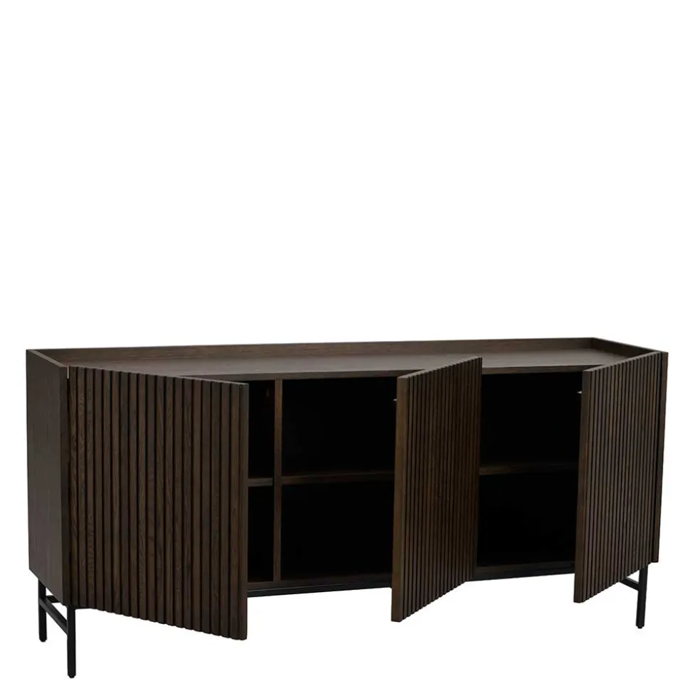 Sideboard in Eiche Dunkelbraun Furnier - Rubrin