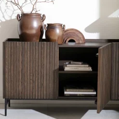 Sideboard in Eiche Dunkelbraun Furnier - Rubrin