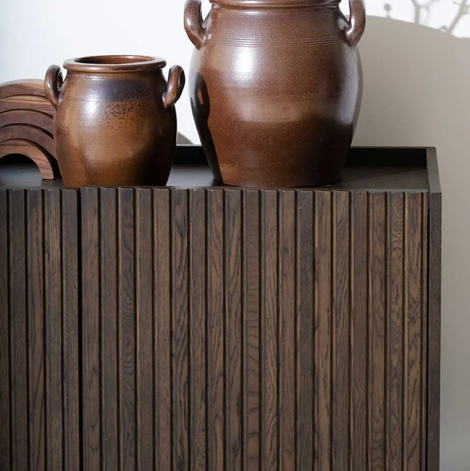 Sideboard in Eiche Dunkelbraun Furnier - Rubrin