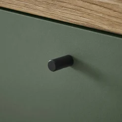 Sideboard in Graugrün & Wildeiche - Oliva