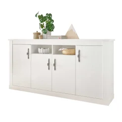 Sideboard in weißer Holzoptik Pinie - Liancos
