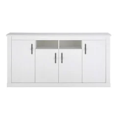 Sideboard in weißer Holzoptik Pinie - Liancos