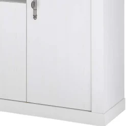 Sideboard in weißer Holzoptik Pinie - Liancos