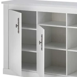 Sideboard in weißer Holzoptik Pinie - Liancos