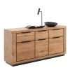 Sideboard in Wildeiche mit Schwarz - Vlacoma