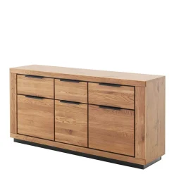 Sideboard in Wildeiche mit Schwarz - Vlacoma