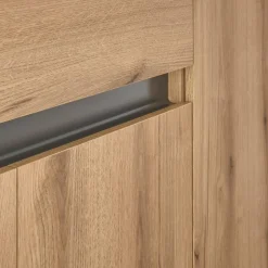 Sideboard in Wildeiche Optik und Anthrazit - Colomania