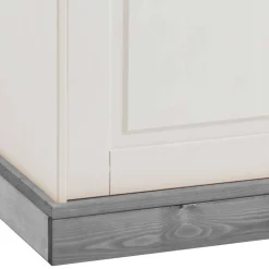 Sideboard Mirandesca in Weiß Grau
