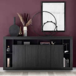 Sideboard mit 6 Fächern & 4 Türen - Bihar