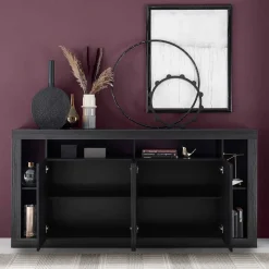 Sideboard mit 6 Fächern & 4 Türen - Bihar