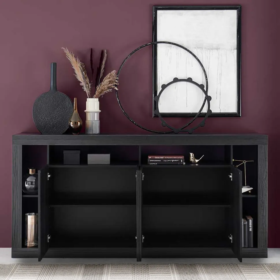 Sideboard mit 6 Fächern & 4 Türen - Bihar