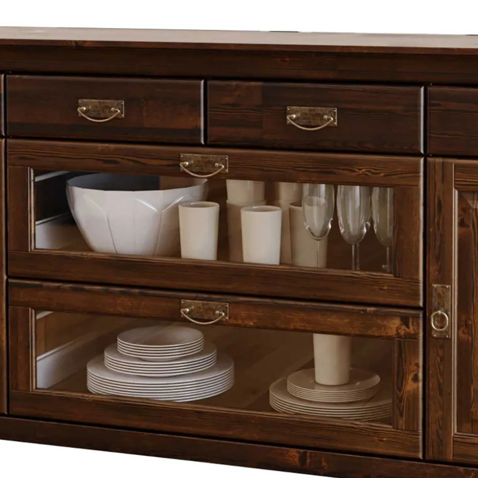 Sideboard mit Glas im Kolonialstil - Jurcavs
