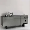 Sideboard mit Spiegelglas Front in Rauchgrau - Tyron