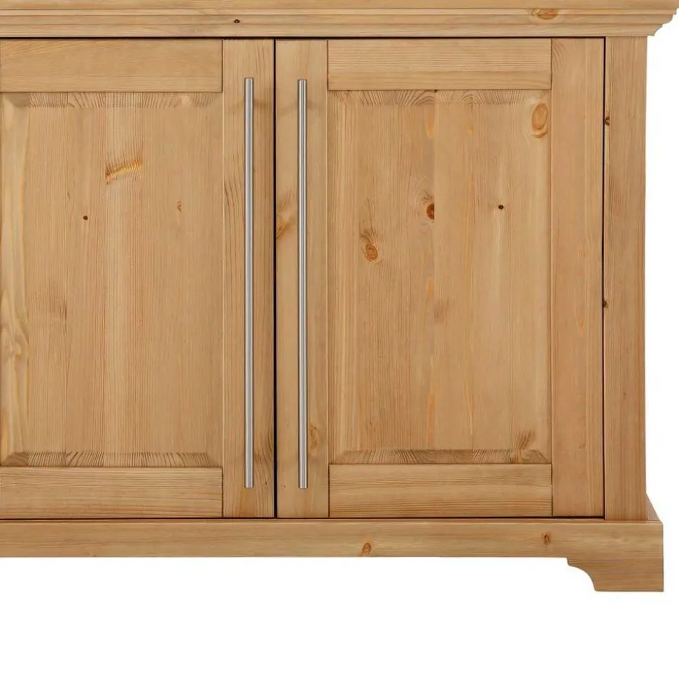 Sideboard mit vier Türen aus Kiefer massiv - Noellisa