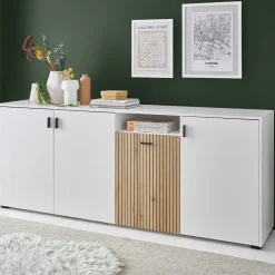 Sideboard mit vier Türen und Fach - Nenaloro