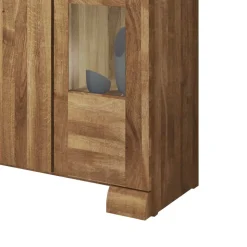 Sideboard Vaskov aus Wildeiche massiv geölt