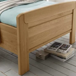 Singlebett & Nachtkommode Kombi Set - Emdsiva (zweiteilig)