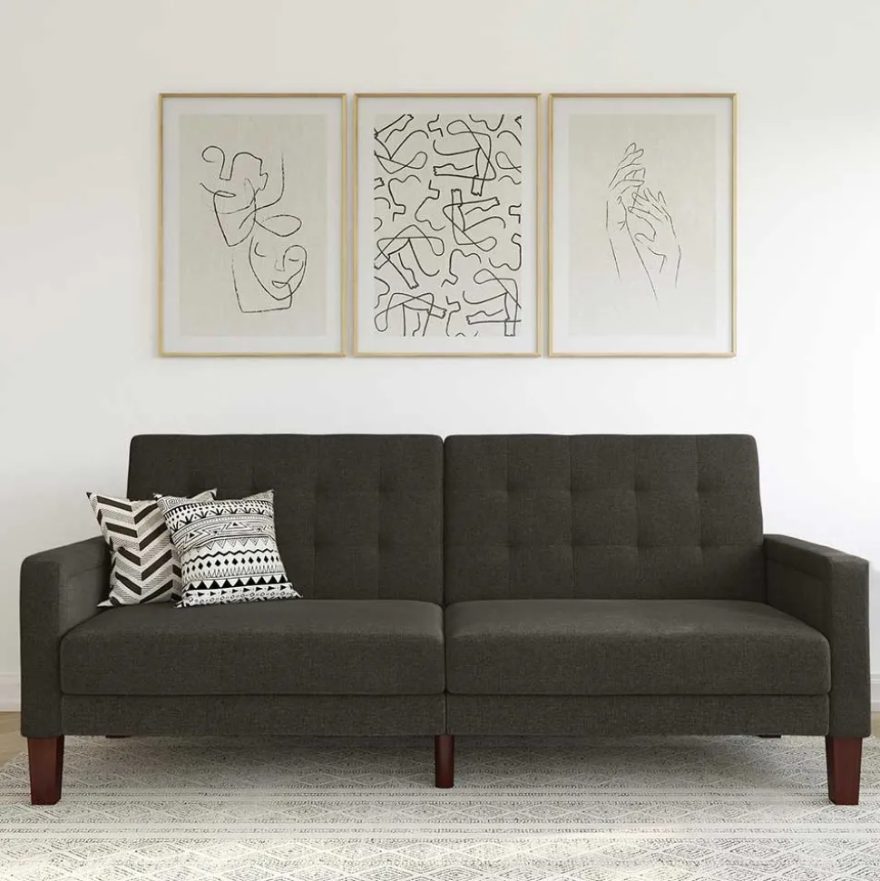 3-Sitzer Schlafsofa in Grau - Memton