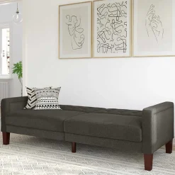 3-Sitzer Schlafsofa in Grau - Memton