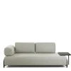 2-Sitzer Sofa mit Tisch & Armlehne - Adaliz