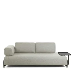 2-Sitzer Sofa mit Tisch & Armlehne - Adaliz