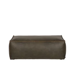 Sitzhocker Pouf Zoika in Oliv Grün