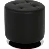 Sitzhocker Sabeth in Schwarz